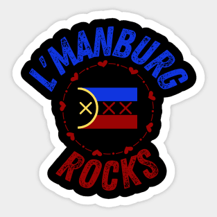 L'manburg Rocks Sticker